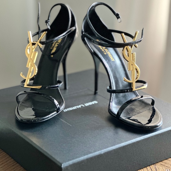 Saint Laurent Cassandra Sandals - Picture 1 of 3